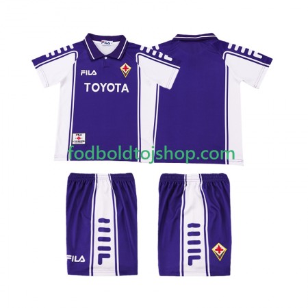 ACF Fiorentina 1999 2000 Retro Børn Hjemme trøje S/S